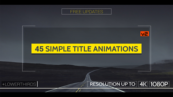 Simple Titles - VideoHive 15295066