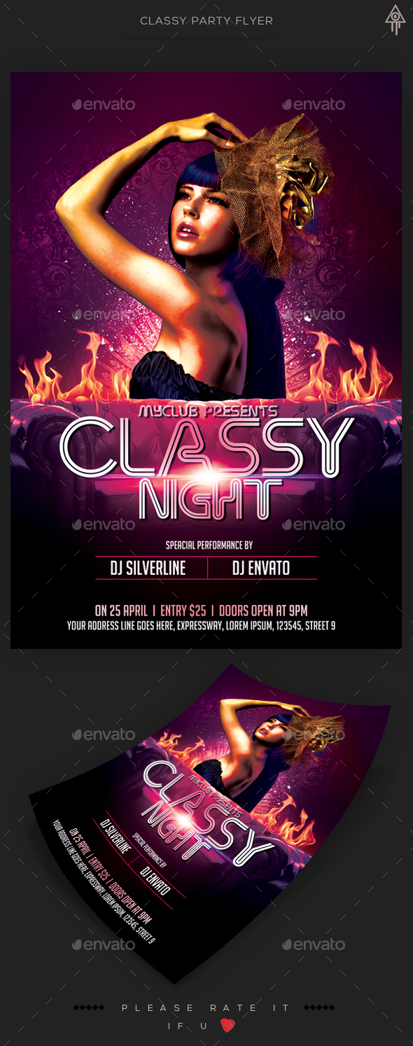 Classy Party Flyer - Clubs & Parties Events