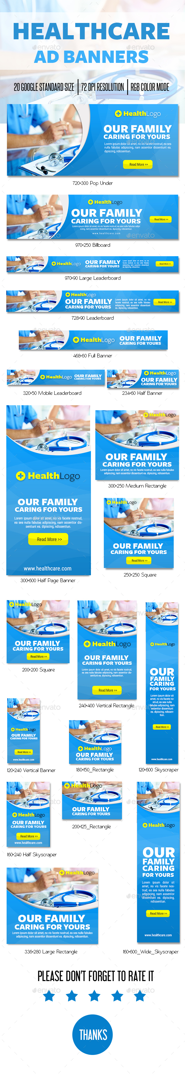 in font powerpoint handwriting GraphicRiver ProAlphaDesigns  Healthcare Banner by Ad