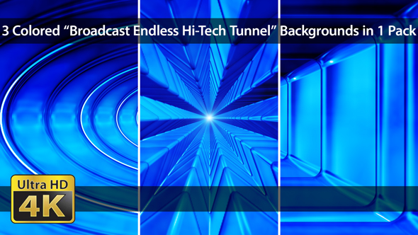 Broadcast Endless Hi-Tech Tunnel - Pack 01