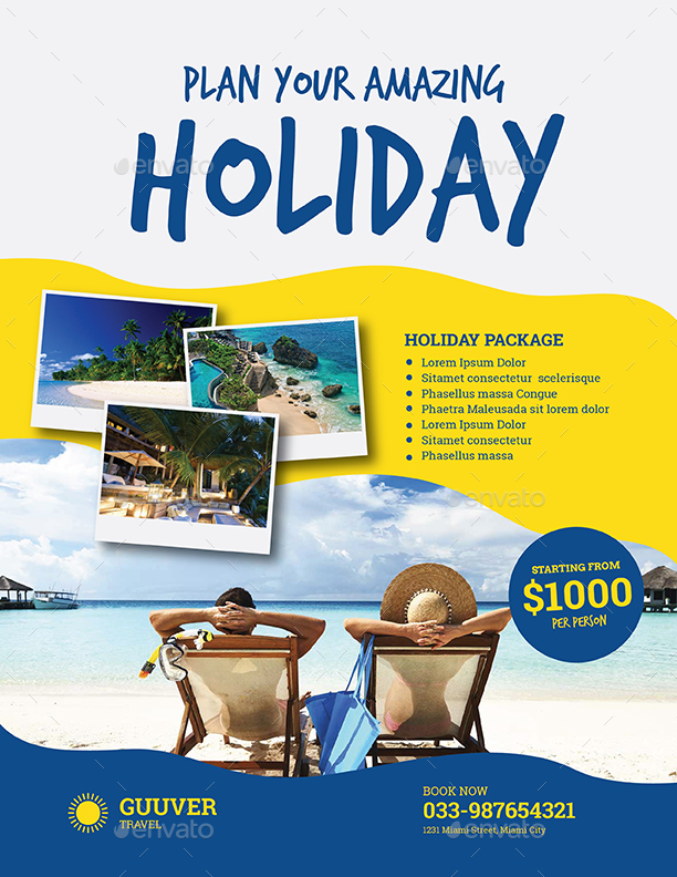 Holiday Travel Flyer Vol 02 By Guuver 