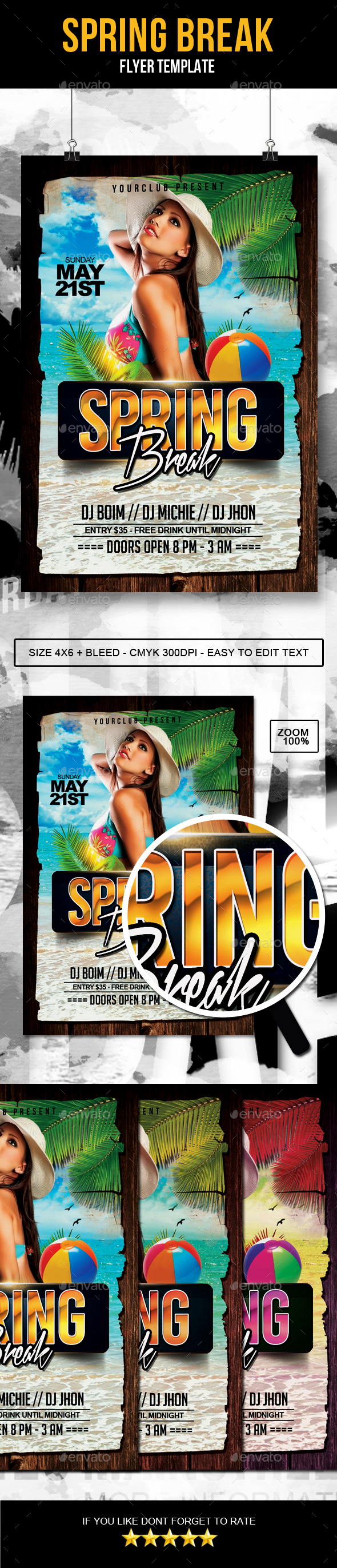 Spring Break Flyer