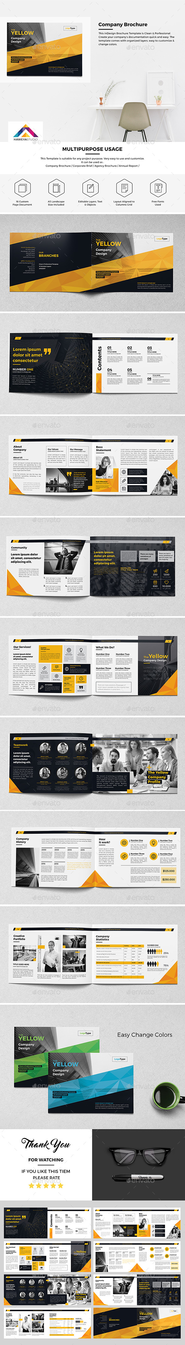 Haweya Landscape Brochure 16 Page - Corporate Brochures