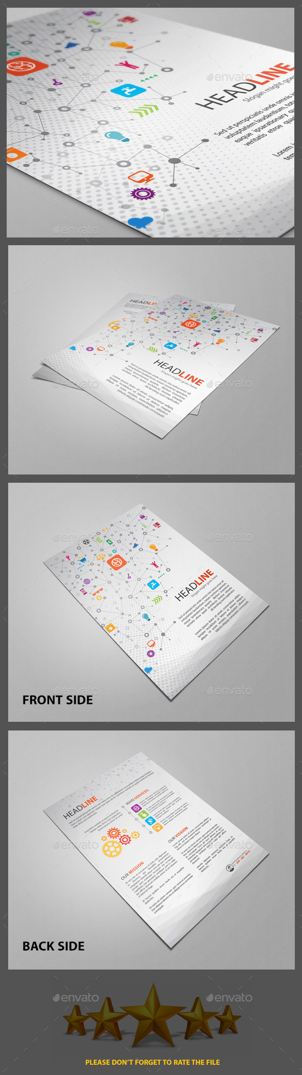 IoT - Corporate Flyer - Flyers Print Templates