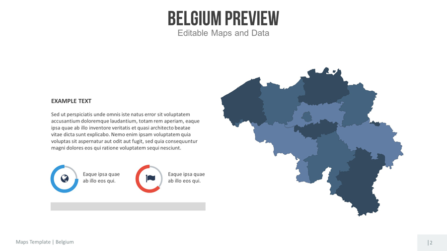 Belgium - Editable Map Presentation by slidekingdom | GraphicRiver
