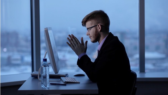 Preparation of the Report Late in the Evening alt