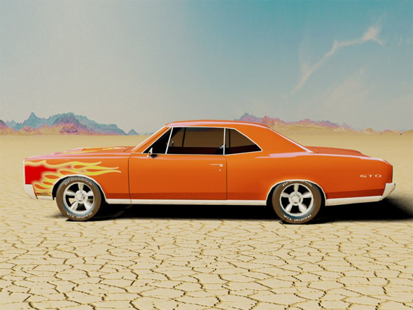 Pontiac GTO 1966 - 3Docean 15554810