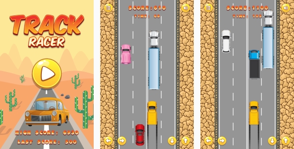 Mini Racer - HTML5 Game + Mobile + AdMob (Construct 3 | Construct 2 | Capx) - 34
