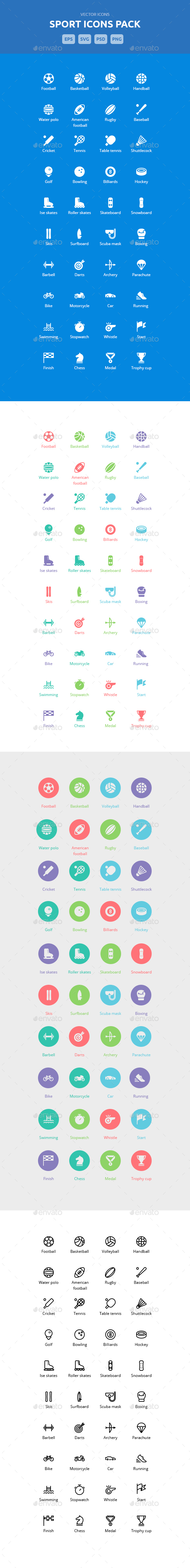 Sport - Vector Icons - Icons