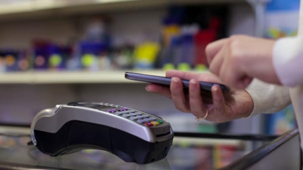 Using Credit Card Terminal with PIN in Store, Stock Footage | VideoHive