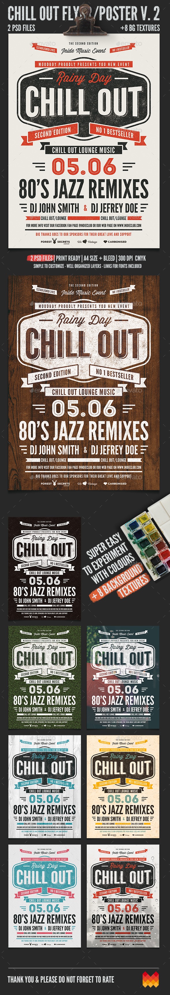 Chill Out Flyer/Poster V. 02 - Flyers Print Templates