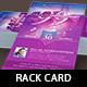 Church Celebration Rack Card Photoshop