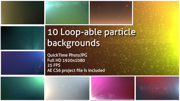 Loopable Particle Backgrounds