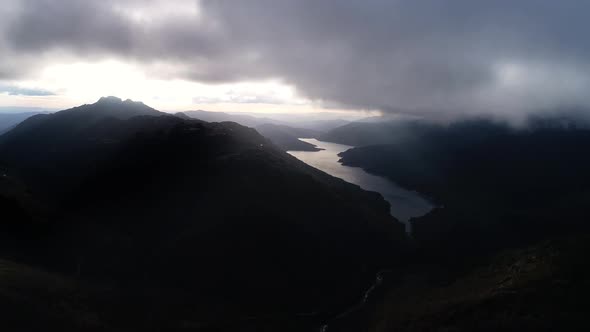 Mountain River at Night alt
