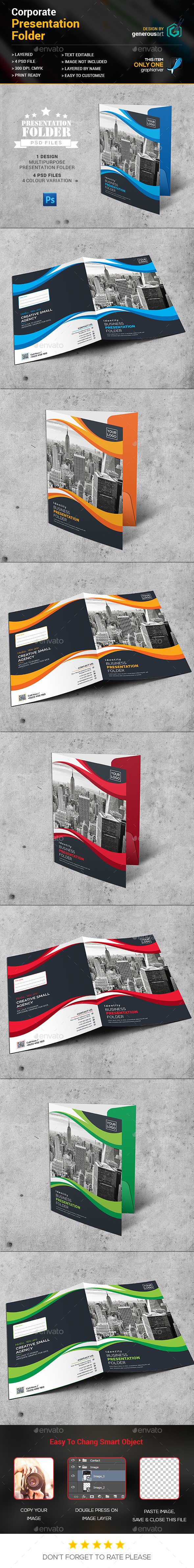 Presentation Folder - Stationery Print Templates