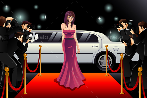 Woman Going to a Red Carpet Event - People Characters