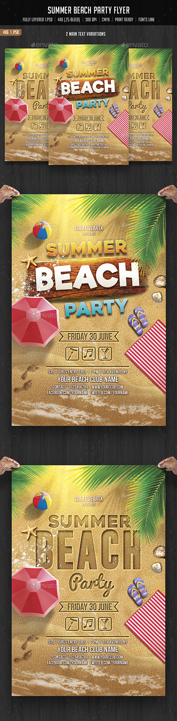 Summer Beach Party - Clubs & Parties Events