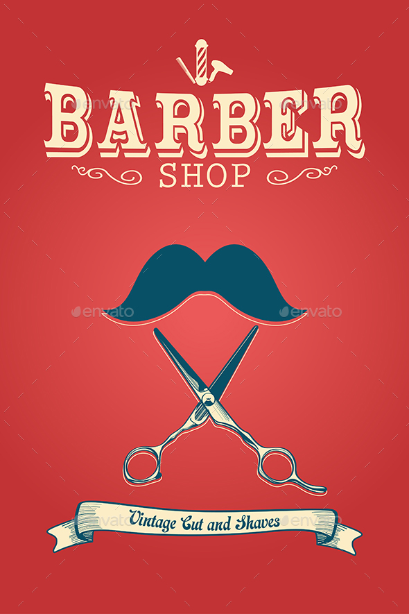 Barber Shop Poster by artisticco | GraphicRiver