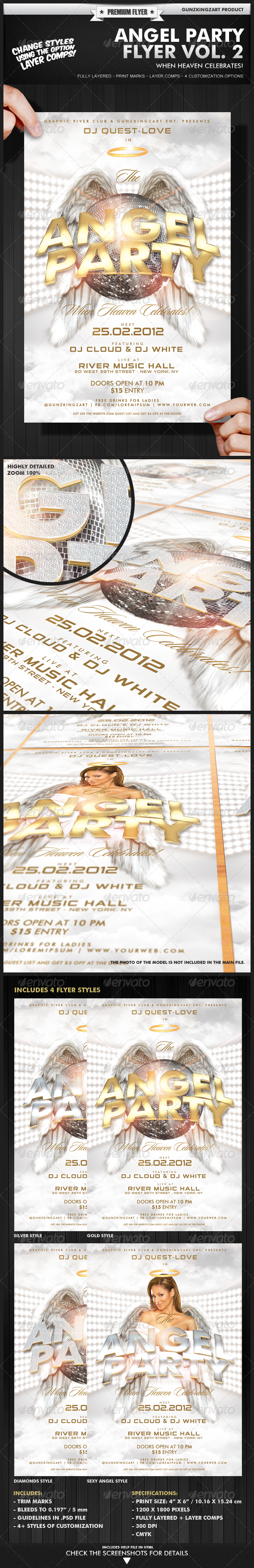 Angel Party Flyer Vol. 2