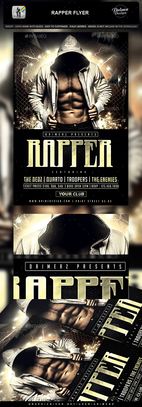 Rapper Flyer - Events Flyers