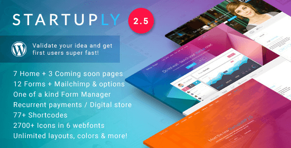Startuply — Multi-Purpose Startup Theme - Business Corporate