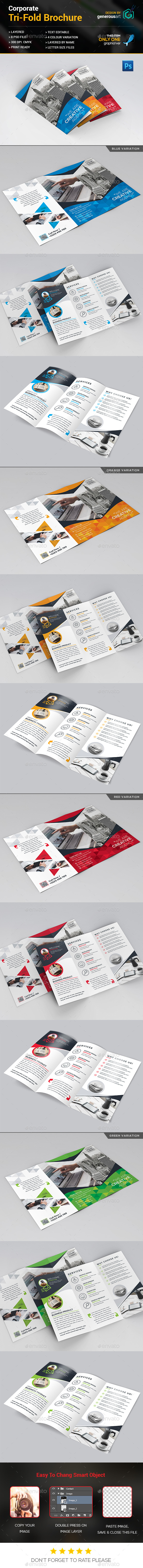 Tri-Fold Brochure Design - Corporate Brochures