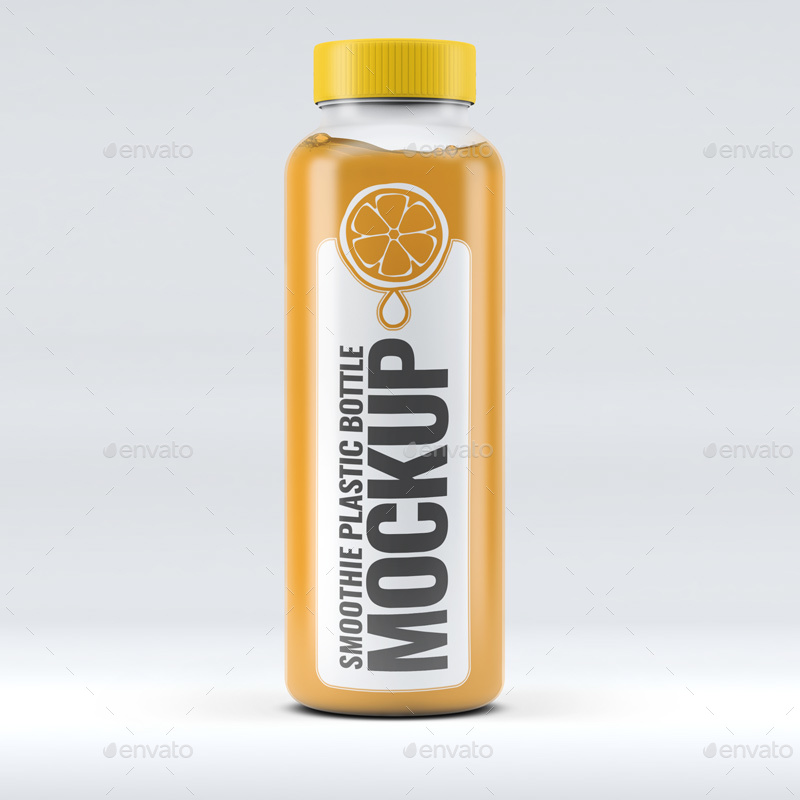 Download Smoothie Plastic Bottle Mock-Up by L5Design | GraphicRiver