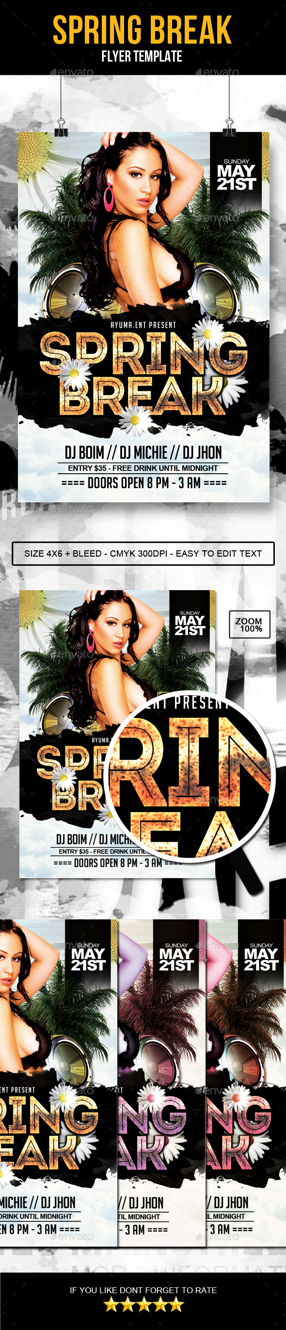 Spring Break Flyer