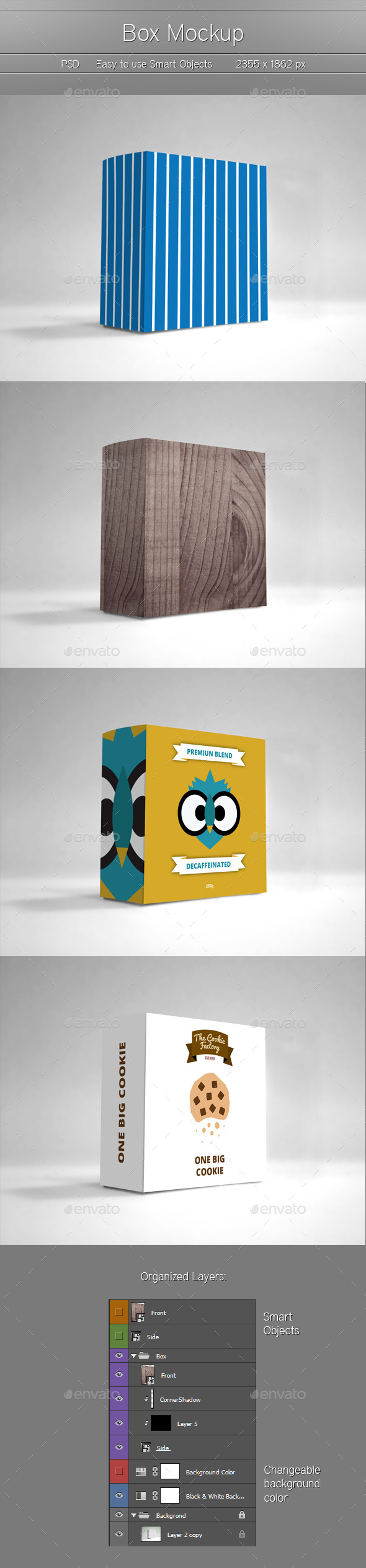 Box Mockup - Packaging Product Mock-Ups