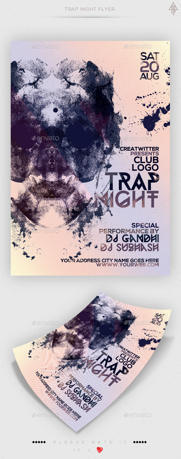 Trap Night Flyer - Clubs & Parties Events