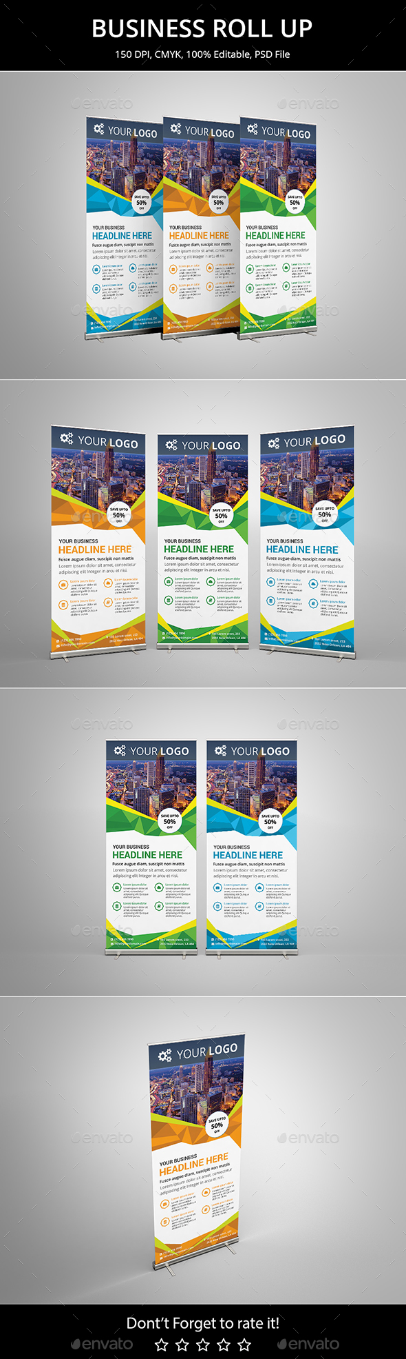 Corporate Business Roll up - Signage Print Templates