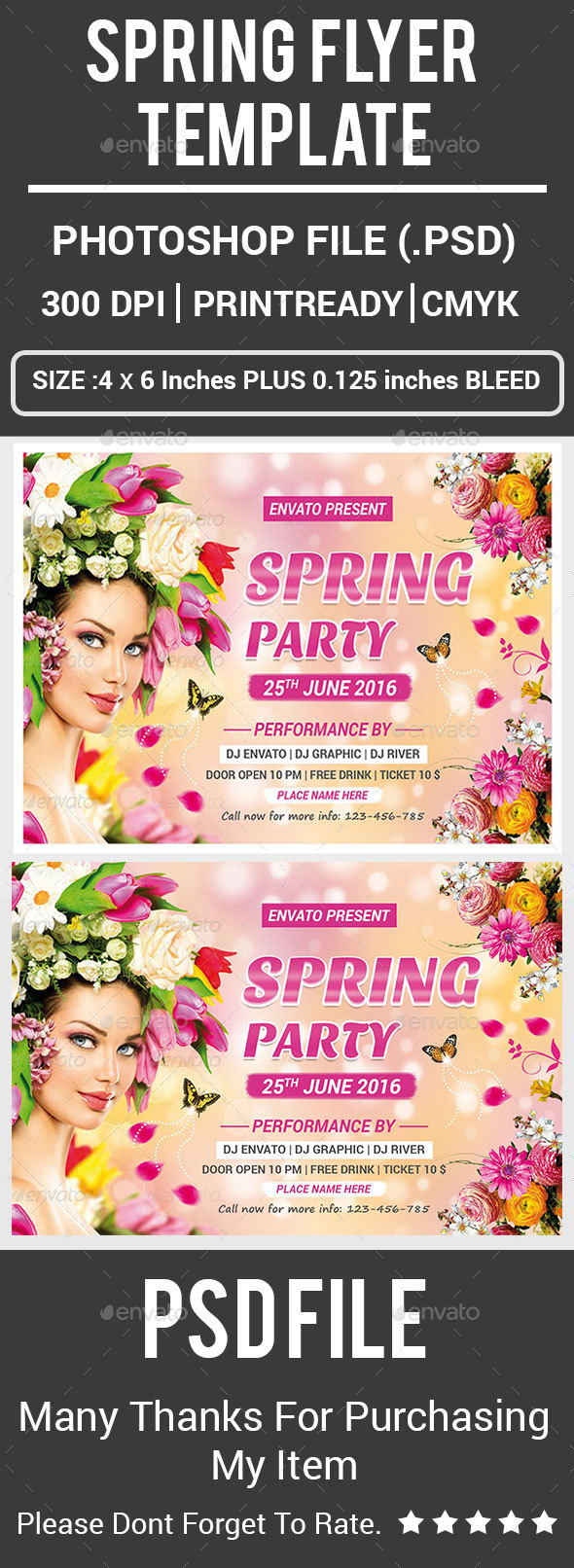 Spring Flyer Template