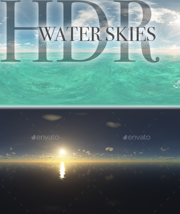 HDR Water Skies - 3Docean 15593183
