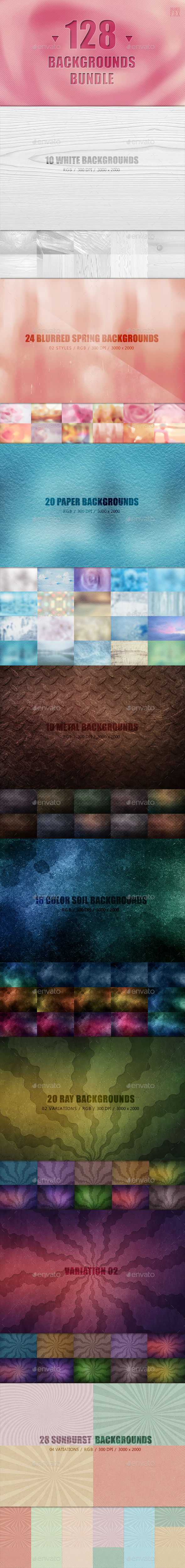 128 Abstract Backgrounds Bundle - Abstract Backgrounds
