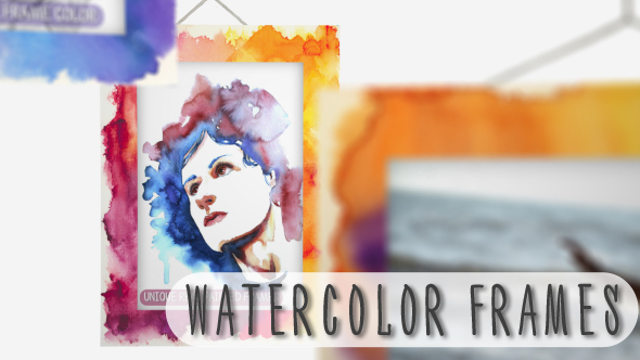 Watercolor Frames - VideoHive 15594607