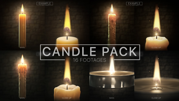 3D Candles Pack