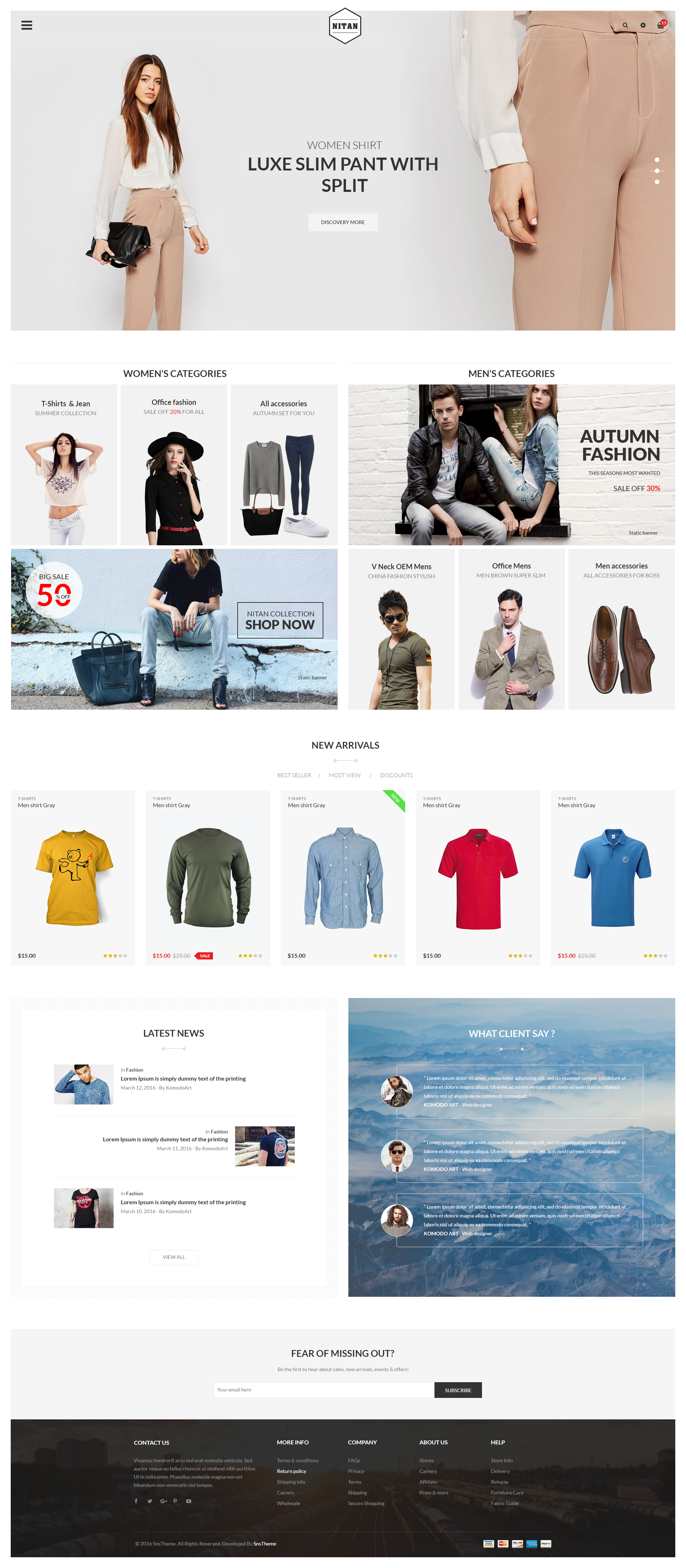 Nitan - Ecommerce PSD Template by snstheme | ThemeForest