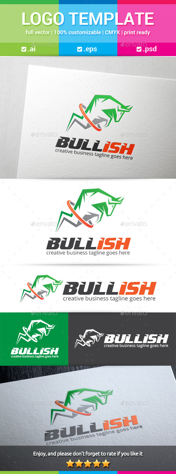 Bullish Logo - Animals Logo Templates