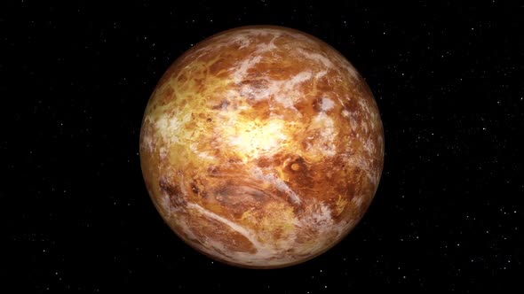 Venus Planet And Atmosphere Loop Part 2