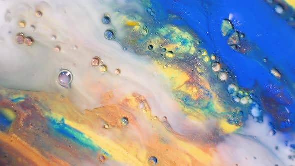 Abstract Movement of Acrylic Paints alt