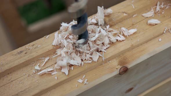 Drilling Hole in a Wood alt