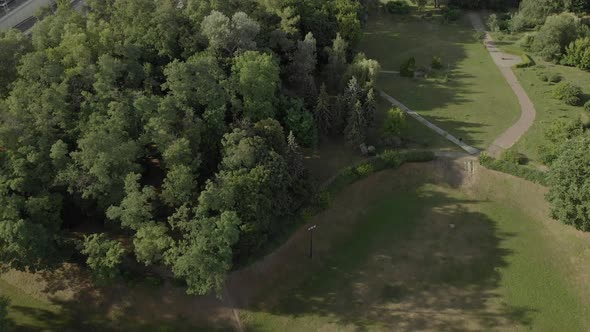 Babi Yar. Aerial - The Place of Mass Murder of Jews During the Second World War. Holocaust. Kyiv alt