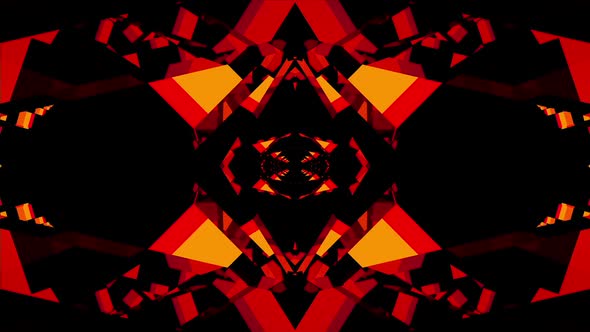 Seamless Geometric Black Red Vj Loop alt