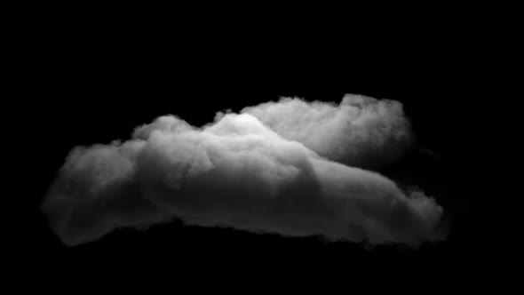 White Cloud Isolated