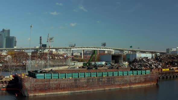 Aerial View of Recycling Facility alt