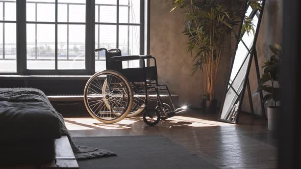 Wheelchair in Bedroom alt