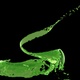 Twisted Green Color Water Splash V4 4K - VideoHive Item for Sale