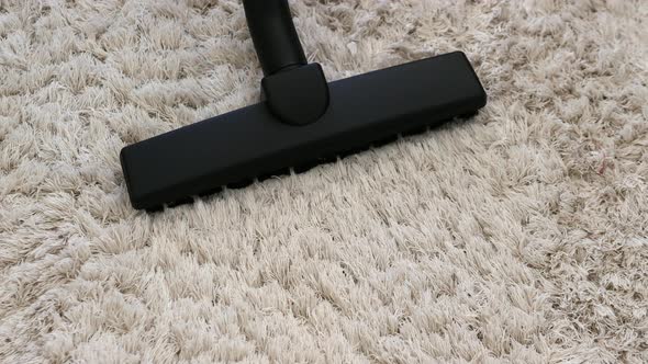 Cleaning Of Apartments, Cleaning The Carpet With A Vacuum Cleaner alt