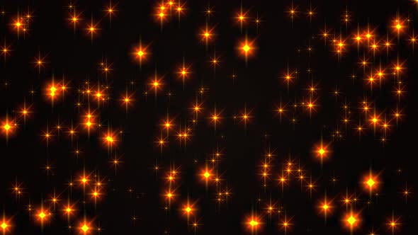 Looped Of Golden Particles, Motion Graphics | VideoHive