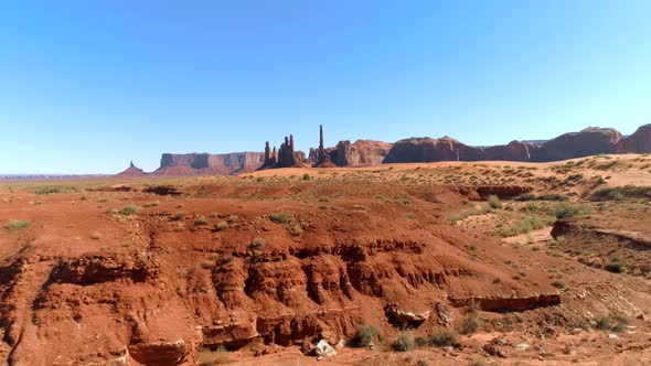 The Fragile Pinnacles of Rock Are Surrounded By Miles of Mesas and Buttes. alt
